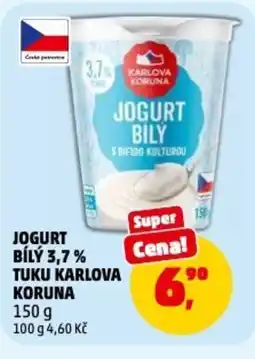 Penny Market Jogurt bílý 3,7% tuku karlova koruna nabídka