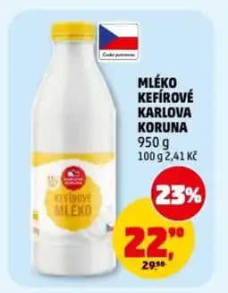 Penny Market Mléko kefírové karlova koruna nabídka
