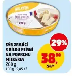 Penny Market Sýr zrající s bílou plísní na povrchu milkeria nabídka