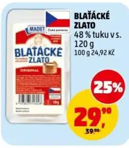 Penny Market Madeta Blaťácké zlato 48% tuku vs. nabídka