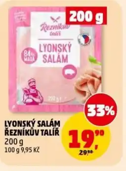 Penny Market Lyonský salám řezníkův talíř nabídka