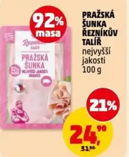Penny Market Pražská sunka řezníkův talíř nejvyšší jakosti nabídka