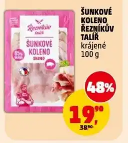 Penny Market Šunkové koleno řezníkův talíř krájené nabídka