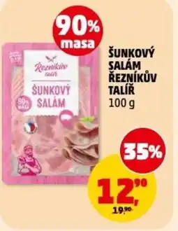 Penny Market Šunkový salam řezníkův talíř nabídka