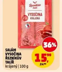 Penny Market Salám vysočina řezníkův talíř krájený nabídka