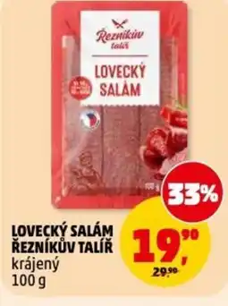 Penny Market Lovecký salam reznikuv talir krájený nabídka