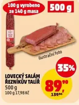 Penny Market Lovecký salám řezníkův talíř nabídka