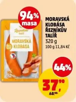 Penny Market Moravská klobása řezníkův talíř nabídka