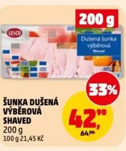 Penny Market Šunka dušená výběrová shaved nabídka