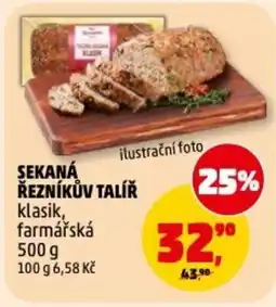 Penny Market Sekaná řezníkův talíř nabídka