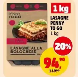 Penny Market Lasagne penny to go nabídka