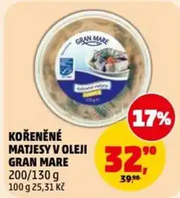 Penny Market Kořeněné matjesy v oleji gran mare nabídka