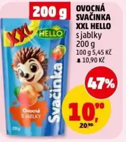 Penny Market Ovocná svačinka xxl hello s jablky nabídka