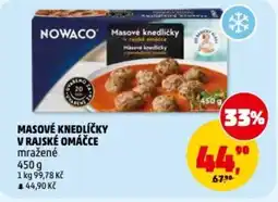 Penny Market Nowaco Masové knedlíčky v rajské omáčce nabídka