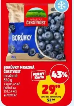 Penny Market Borůvky mrazivá čerstvost nabídka