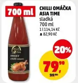 Penny Market Chilli omáčka asia time sladká nabídka