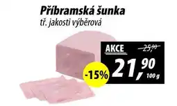ZEMAN Příbramská šunka tř. jakosti výběrová nabídka
