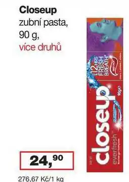 Ráj drogerie Closeup nabídka