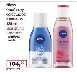 Ráj drogerie Nivea dvoufázový odličovač očí a make-upu nabídka