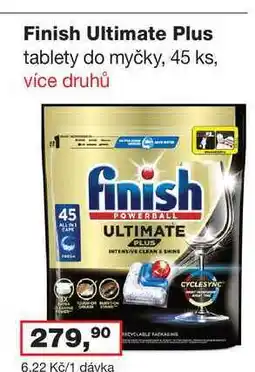Ráj drogerie Finish Ultimate Plus 45 ks nabídka