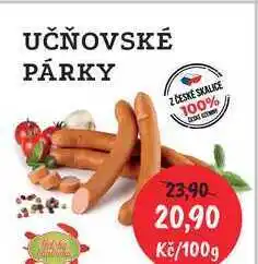 RABBIT řeznictví UČŇOVSKÉ PÁRKY nabídka