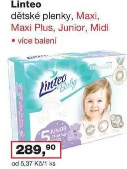 Ráj drogerie Linteo dětské plenky 1 balení nabídka