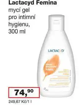 Ráj drogerie Lactacyd Femina nabídka