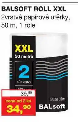 Ráj drogerie BALSOFT ROLL XXL 1 role nabídka
