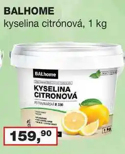 Ráj drogerie BALHOME kyselina citrónová nabídka