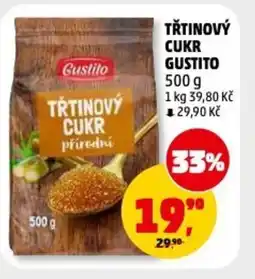 Penny Market Třtinový cukr gustito nabídka