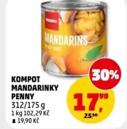 Penny Market Kompot mandarinky penny nabídka