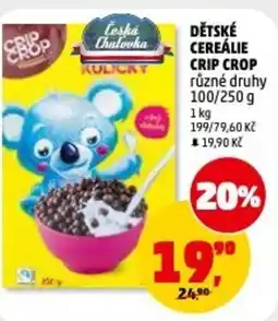 Penny Market Dětské cereálie crip crop nabídka