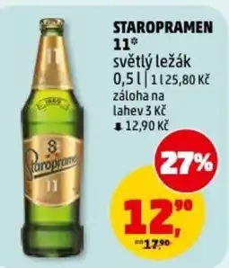Penny Market Staropramen 11 světlý ležák nabídka