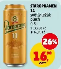 Penny Market Staropramen 11 světlý ležák nabídka