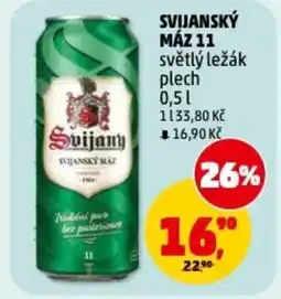 Penny Market Svijanský máz 11 světlý ležák nabídka