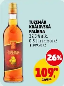 Penny Market Tuzemák královská palírna 37,5% alk. nabídka