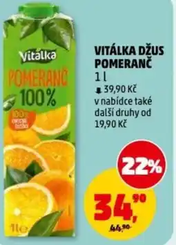 Penny Market Vitálka džus pomeranč nabídka