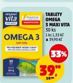 Penny Market Tablety omega 3 maxi vita nabídka