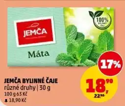 Penny Market Jemča bylinné čaje nabídka