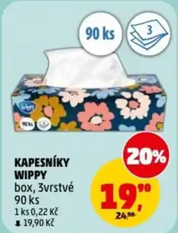 Penny Market Kapesníky wippy box, 3vrstvé nabídka