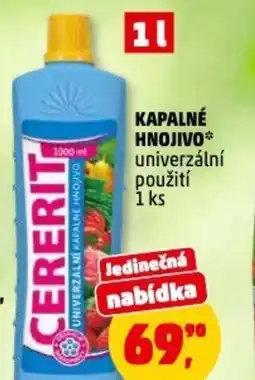 Penny Market Kapalné hnojivo univerzální použití nabídka