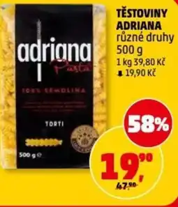 Penny Market Těstoviny Adriana nabídka
