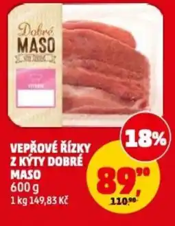 Penny Market Vepřové řízky z kýty dobré maso nabídka