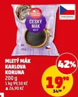 Penny Market Mletý mák karlova koruna nabídka