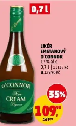 Penny Market Likér smetanový O'connor 17% alk. nabídka