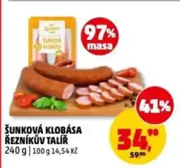 Penny Market Šunková klobása řezníkův talíř nabídka