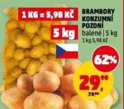Penny Market Brambory konzumní pozdní nabídka