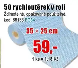 EVA 50 Rychloutěrek v roli nabídka