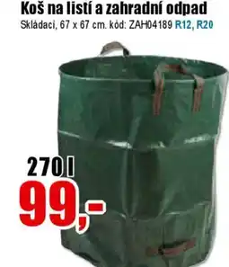 EVA Koš na listí a zahradní odpad nabídka