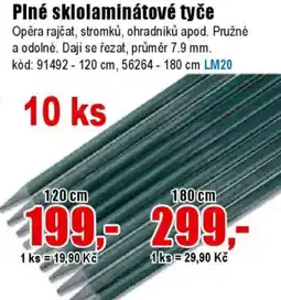 EVA Plné sklolaminátové tyče nabídka